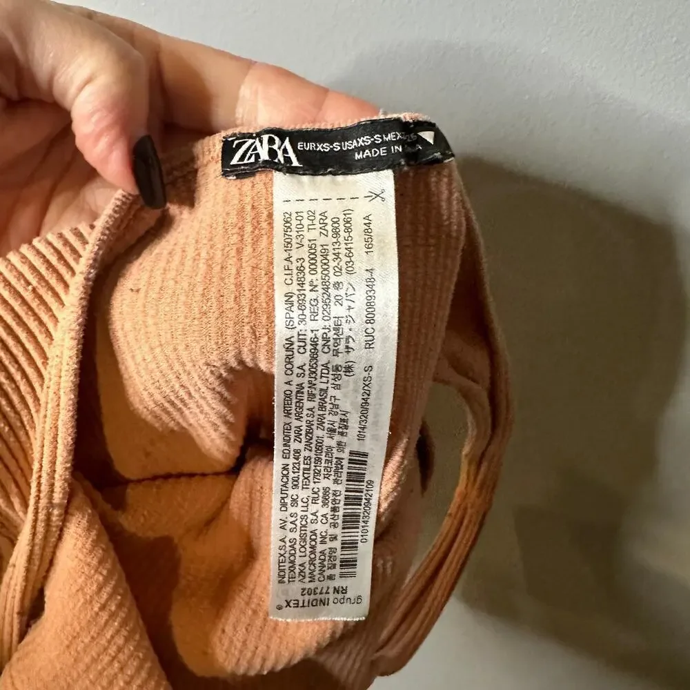 Zara Women's xs Ribbed crop tank - Picture 4 of 5